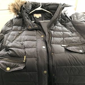 Michael Kors mid-length down coat. Size 2XL